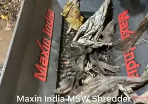 Broyeur de déchets mixtes le plus vendu, machine à double arbre, capacité 500 kg/h, semi-automatique, pour le broyage du plastique - Product Image 5