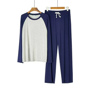 Ensemble de pyjamas confortables pour hommes en gros – Tenue de détente respirante pour la maison – Vêtements de nuit pour hommes - Product Image 2