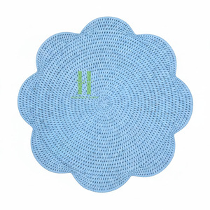Assiettes de présentation en rotin naturel tressé faites à la main de haute qualité, décor bohème pour sublimer votre expérience culinaire, OEM Rotin 2026 - Product Image 3