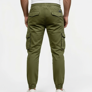 Pantalones Cargo Jogger para Hombre, Estilo Urbano con Múltiples Bolsillos, Puños Elásticos, Pantalones Cargo Tácticos de Fabricante - Product Image 2