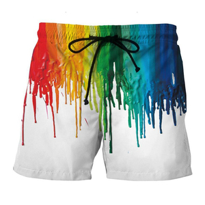 2026 Wholesale <b>Men</b> Beach Shorts Custom <b>Men</b> Swim <b>Trunks</b> Quick Dry Swim Jogger Shorts With Mesh Lining Funny Swimwear - Product Image 2