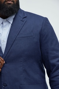 Veste de costume décontractée pour homme, nouvelle collection printemps, avec poche boutonnée, design simple, fabriquée par Antique Fashion. - Product Image 3