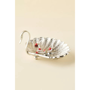 Bol à bijoux élégant en métal doré, style glamour, pour bagues, boucles d'oreilles, colliers, cadeau de mariage, bol décoratif pour bibelots - Product Image 2