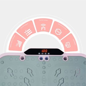 เครื่องออกกำลังกายแบบสั่นสะเทือนทั้งร่างกาย 120 ระดับความเร็ว แพลตฟอร์มฟิตเนส ระบบระบายน้ำเหลือง เครื่องเผาผลาญไขมัน - Product Image 6