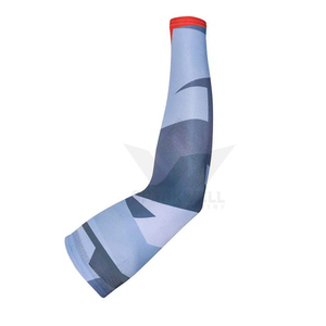 SPARKWELL INDUSTRIES Manchons de cyclisme unisexes personnalisés anti-UV respirants en soie glacée rafraîchissante à compression 100 % polyester 120g - Product Image 3