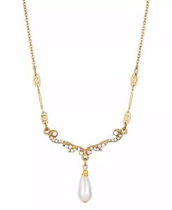 Collana di perle finte e cristalli |   2028 - Product Image 1