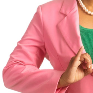   Blazer Rosa para Mujer, Chaqueta Formal Elegante y Entallada, Estilo Moderno para Oficina, Ropa Casual de Negocios, Personalizable - Product Image 5