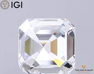 Diamante de Corte Asscher Cultivado en Laboratorio CVD con Certificado IGI, Color D, Claridad VVS2, 3.00 Quilates, para Creación de Joyería Exclusiva - Product Image 6