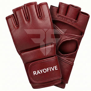 ถุงมือฝึกซ้อมมืออาชีพหนัง PU โลโก้สั่งทำ ถุงมือศิลปะการต่อสู้ขายส่ง ถุงมือชกมวยหนัง PU แบบผูกเชือก โลโก้สั่งทำ - Product Image 3