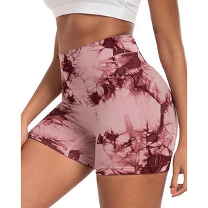 Shorts de yoga taille haute pour le rehaussement des fessiers, effet ventre plat, en tissu doux sans coutures, pour l'entraînement physique - Product Image 3
