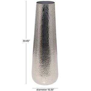 Vase de table en fer martelé craquelé, moderne et luxueux, porte-fleurs décoratif pour centre de table d'appoint intérieur - Product Image 2