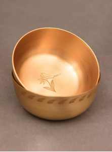 Bol à dessert en laiton de haute qualité BoldBlossom à prix raisonnable pour la maison, bol de la meilleure qualité. - Product Image 5