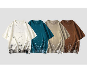 T-shirts pour hommes en coton 100% avec impression sérigraphique, coton / fibre de bambou, grandes tailles, en provenance du Pakistan - Product Image 5