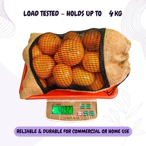 ถุงผ้ากระสอบพรีเมียม LMC ขนาด 35x30 ซม. ใช้ซ้ำได้ ระบายอากาศดี เป็นมิตรกับสิ่งแวดล้อม ย่อยสลายได้ เกรดสำหรับอาหาร เย็บอย่างแข็งแรง ทนทาน - Product Image 6