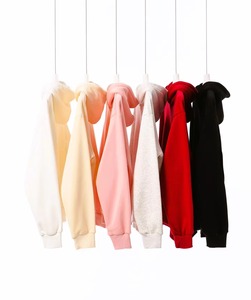 เสื้อฮู้ดผู้ชาย สีพื้น ทรงปกติ ผ้าฝ้ายเฟรนช์เทอร์รี่ สวมใส่สบายๆ สำหรับฤดูใบไม้ร่วง แขนยาว ผ้าถัก - Product Image 6