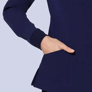 Custom Made OEM Wholesale Women <b>Scrub</b> Jacket In Top Quality Breathable Comfortable Hot Selling <b>Scrub</b> Jacket With Customized - Product Image 2