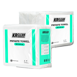 Lingettes sèches non tissées blanches Krclean XK5 du fabricant vietnamien, en sac individuel, fournitures de nettoyage, 50/80 feuilles, en vrac - Product Image 1