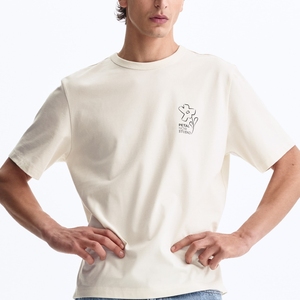 Tissu tricoté de haute qualité 100% coton, logo personnalisé, poids lourd 230-280 grammes, style inspiré de la mode urbaine, coupe courte - Product Image 4