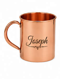 Taza de Cobre Puro Personalizada con el Nombre de Andrew y Grabado Personalizado |   Taza para Beber Hecha a Mano de Cobre |   Taza de Regalo Premium - Product Image 3