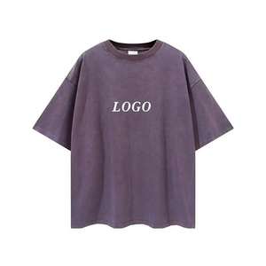 Camiseta informal vintage de hip hop para hombre, ropa de casa, camiseta punk personalizada holgada - Product Image 3