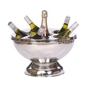 Wedding Metal Ice Beverage Tub Stainless Steel Party Cooler <b>Bucket</b> Wine Beer Chiller Tub Party Use - Product Image 4