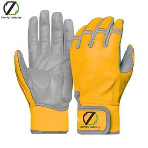 <b>Baseball</b> Batting Gloves, Padding in the Palm and Fingers Helps to Absorb the Shock of the <b>Bat</b> Hitting the Ball - Product Image 6