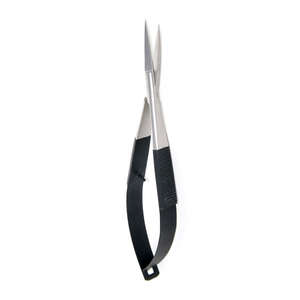 Professional Spring <b>Scissor</b> Black Coated Handle Micro <b>Scissors</b> Spring Action Multipurpose Straight Sharp Blade Spring <b>Scissor</b> - Product Image 6