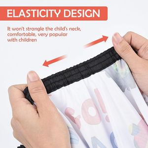 Capa de Barbero Desechable Impermeable y Ecológica con Cierre a Presión, Calidad de Salón, Poliéster Duradero, Fácil de Limpiar, Profesional para Corte de Cabello - Product Image 4