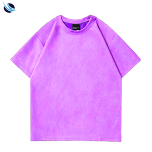 T-shirt décontracté vintage pour homme, couleur unie, coupe ample, 100 % coton, manches courtes, anti-plis, séchage rapide, écologique et respirant - Product Image 4
