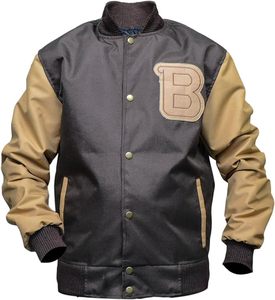 Veste de baseball personnalisée pour homme avec patch en chenille de haute qualité, longueur standard, couleur et tissu personnalisables - Product Image 1