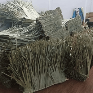 Toiture en chaume artisanal en paille naturelle pour parasol de plage, couverture décorative, ombrage, toiture, fournisseur Vietnamien - Product Image 2