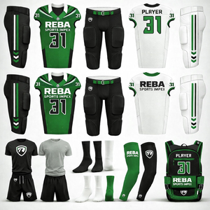 Professional American Football Uniform Kit Custom Sublimated Jersey Pants <b>Socks</b> Reba Sports Team Set - Product Image 3