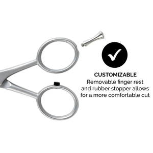 Sharp Supercut Blades Barber Mustache <b>Scissors</b> Sharp Razor Edge 5.1 Inch Men's <b>beard</b> Grooming Tools For Beauty Salon - Product Image 2