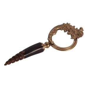 Luxury Style Brass Antique Magnifying Glass With Natural Buffalo Horn Handle <b>Eco</b> Friendly <b>Gift</b> Accessories Hot Selling Price - Product Image 1