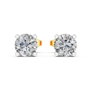 Pendientes de Oro Sólido de 14K, 9K, 10K y 18K con Diamantes de Laboratorio, Certificados por IGI, RJC, ODM, OEM, Fabricante de Joyería Fina Ética, Venta al por Mayor EA501917 - Product Image 1