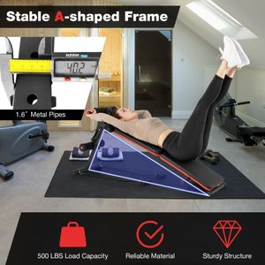 Banc de musculation multifonctionnel réglable en métal pour les exercices de sit-up et autres routines de fitness - Product Image 2