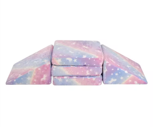 Sofá Plegable para Bebés, Tapete de Juego de Esponja Suave con Diseño de Flores, Muebles Infantiles para Niños de 3 Años en Adelante - Product Image 5