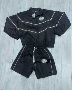 <b>Short</b> Set Unique Style Windbreaker <b>Jackets</b> & <b>Shorts</b> for Men's Custom Windbreaker <b>Shorts</b> Tracksuits Sets - Product Image 2