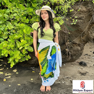 Custom Hawaiian Lavalava Beach Sarong Pacific Island Pareo Samoa Savaii Apia OEM ODM Customized Manufacturing Service Provider - Product Image 6