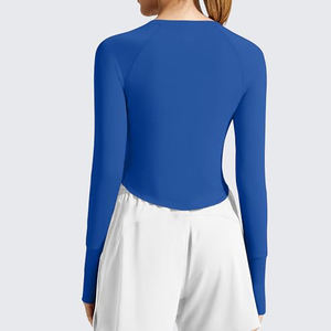 Top de Yoga de Alta Calidad para Mujer, para Gimnasio, Color Básico, Nuevo Diseño, Camiseta Deportiva de Fitness, Top de Yoga de Alta Elasticidad para Entrenamiento - Product Image 2