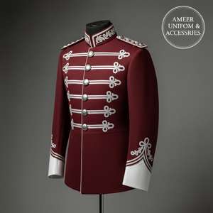 Uniforme de fanfare en gros, fabriqué en coton 100 % ou polyester de qualité supérieure, pour hommes, femmes et adultes, tailles et couleurs personnalisées - Product Image 1