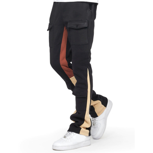 Custom logo Design <b>Trouser</b> Loose Fit Flare Sweat Pants Men Baggy Straight Wide Leg Flare Track Sweatpants men's <b>trousers</b> - Product Image 5