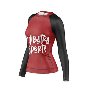 Rash Guard Manufacturer Customizable High Quality Men's Adult Polyester Digital Print Breathable Full <b>Sleeve</b> 300g Compression - Product Image 2