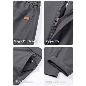 2025 hommes décontracté velours côtelé Joggers pantalon XL 100% coton Chino pantalon Anti-rides droite côté rayure pli détail coloré - Product Image 4