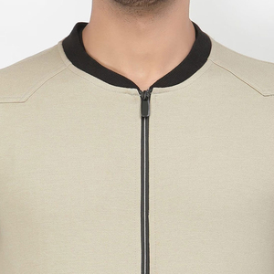 Blouson universitaire décontracté pour homme 2026 – Coupe-vent personnalisé à col montant en toile – Nouvelle collection à prix abordable - Product Image 4