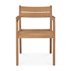 Jack Armchair Restaurant Furniture High Quality Solid Teak Wood Modern Design Durable Cushion for Indoor/Outdoor Use - Product Image 2