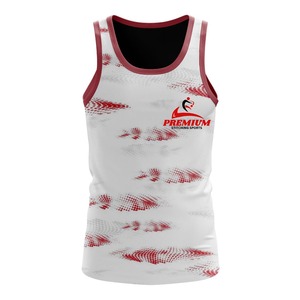 Camiseta sin mangas de sublimación con textura suave, tejido ligero de secado rápido, ajuste cómodo, ideal para uso en uniformes de equipo. - Product Image 5