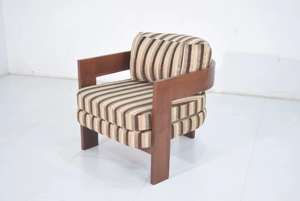 Silla de Comedor Contemporánea Tapizada en Tela con Estructura de Madera, Muebles de Interior para Hogar, Oficina, Bar en Casa, Dormitorio, Mobiliario para Hostelería - Product Image 3