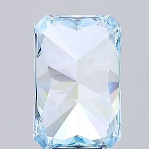 Pendentif bague en diamant bleu vif fantaisie 10,02 carats VVS2 certifié IGI, taille radiant, cultivé en laboratoire CVD, excellente qualité de polissage et symétrie - Product Image 4