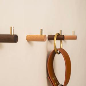 Simple Wooden Wall <b>Hook</b> Rustic Natural Decorative Hanger Ideal For Hanging <b>Kitchen</b> Aprons Cloth Napkins And Utility Items - Product Image 1